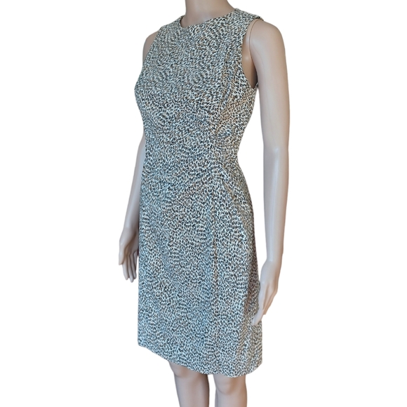 J. Mclaughlin Womens Sleeveless Multicolor Animal Print Sheath Dress Size 2 - Picture 2 of 10